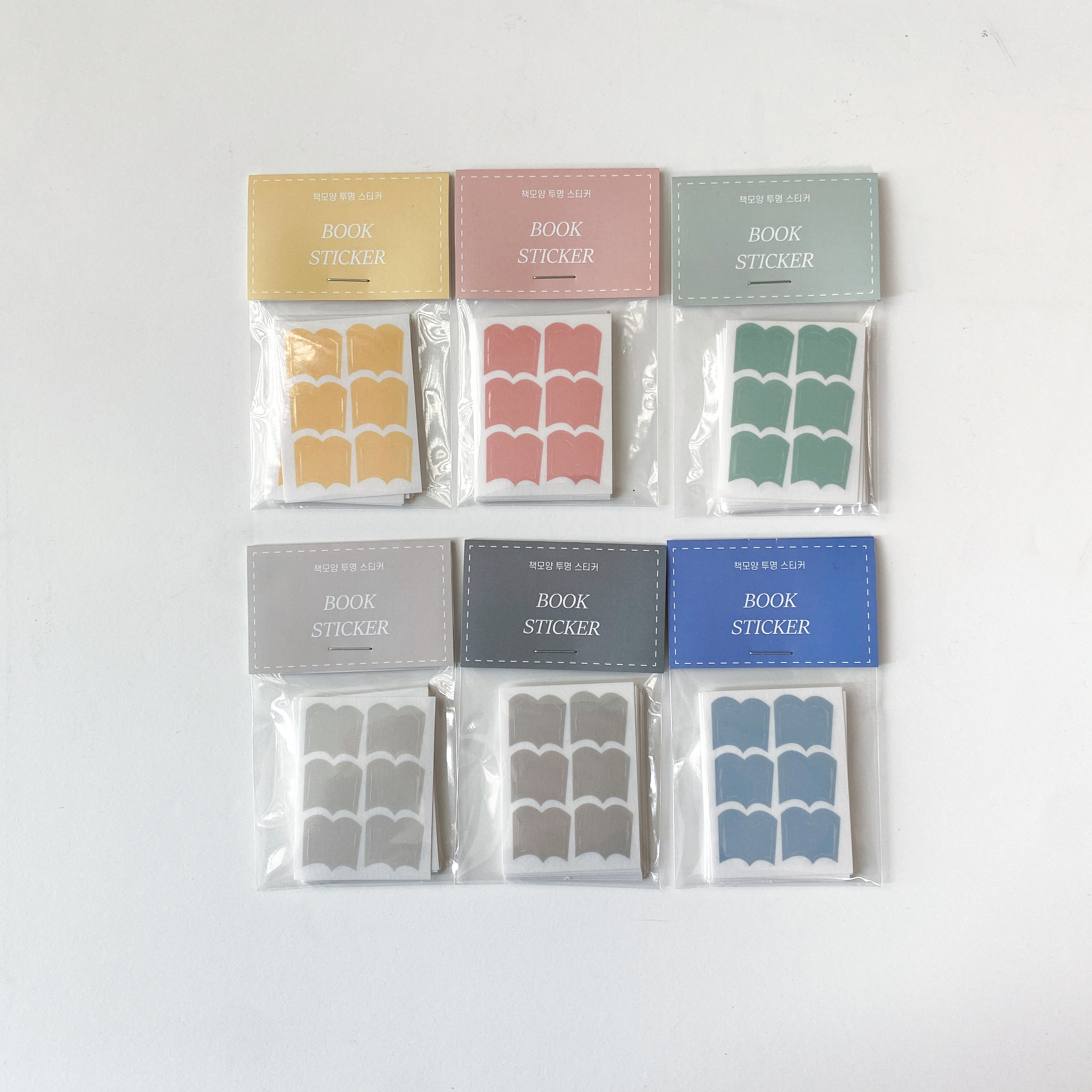 Book stickers (투명스티커)
